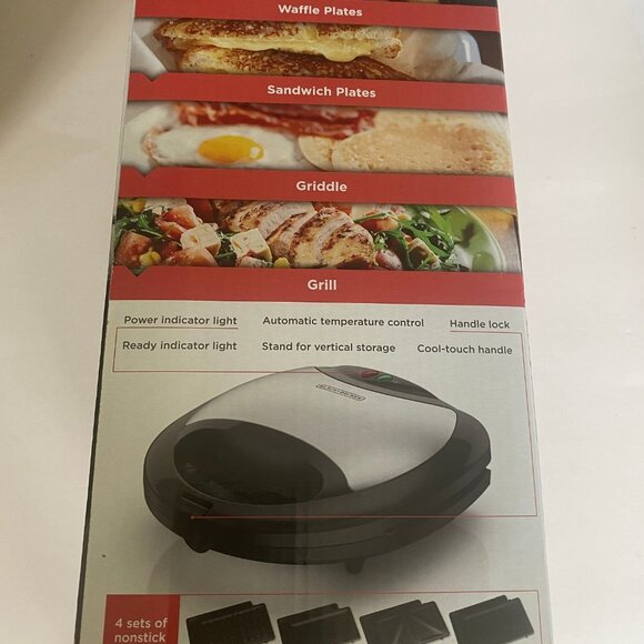 Black and Decker 4 in 1 Multipurpose Grill - Picture 6 of 6